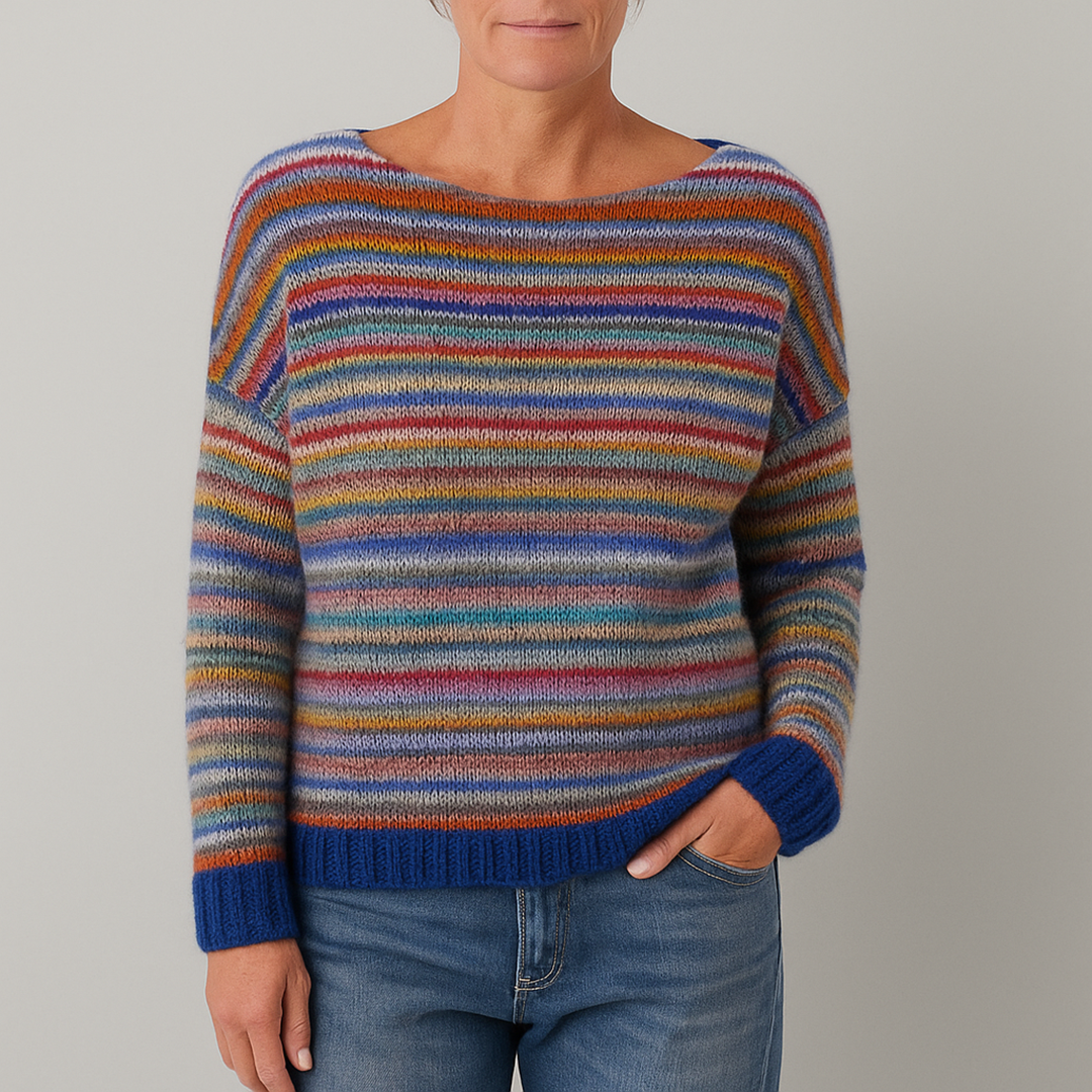 Damski Jesienny Dzianinowy Sweter | Zimowy