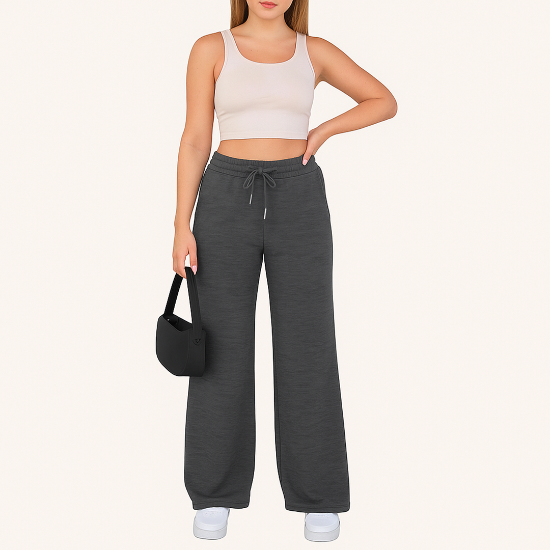 Damskie Casualowe Spodnie Dresowe | Wysoki Stan