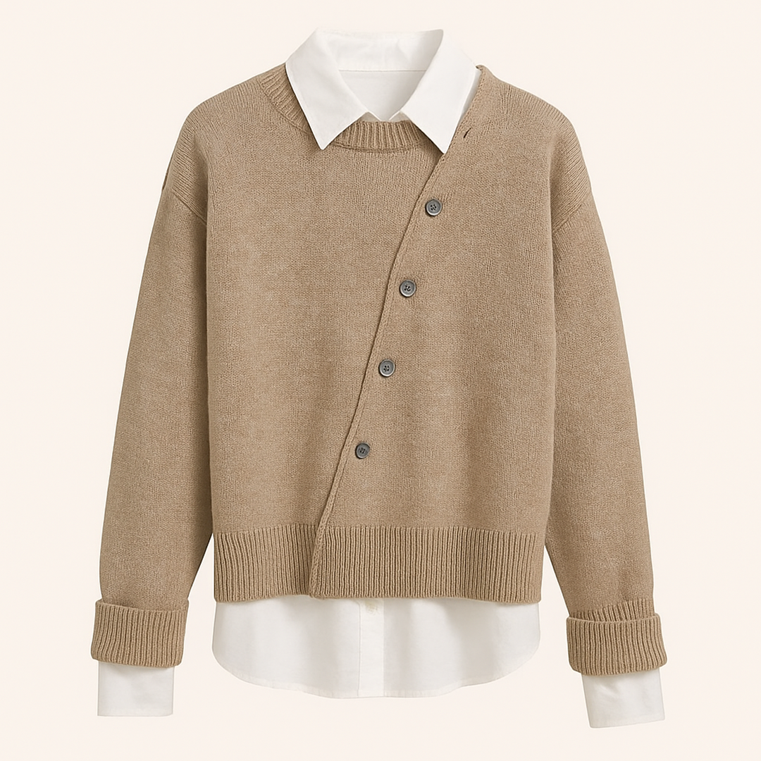 Damski Kardigan Z Guzikami | Zima