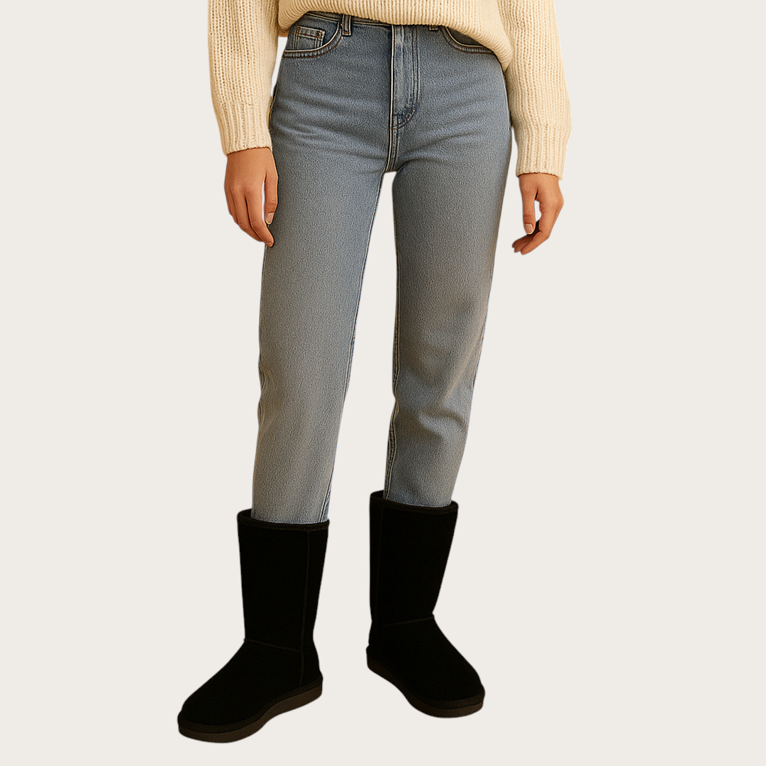 Damskie Zimowe Kozaki | Z Zamkiem