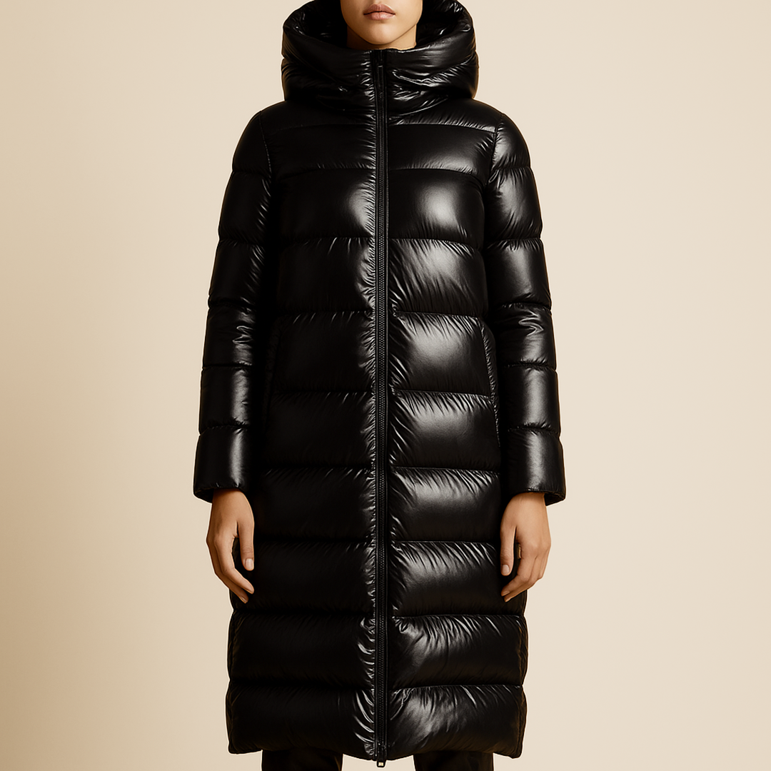 Stylowa Damska Kurtka Puchowa | Długa