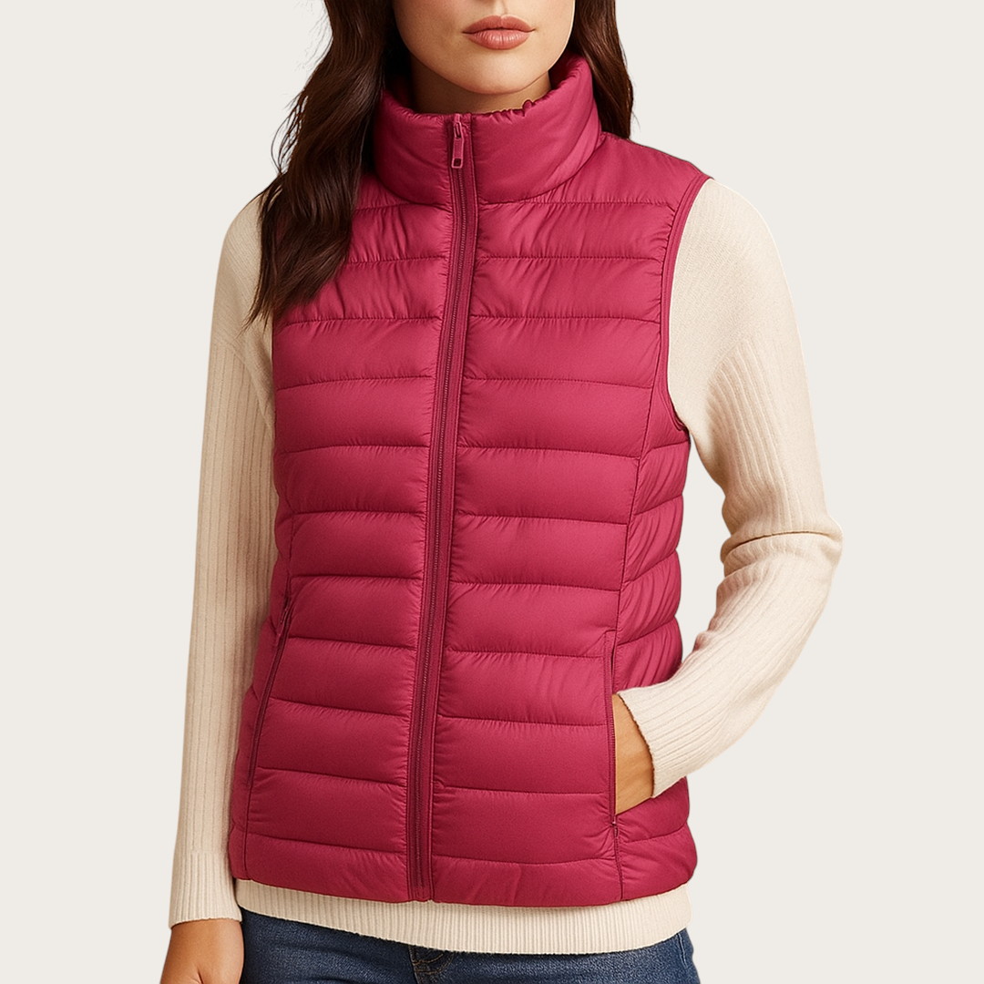 Damska Kamizelka Puchowa | Bez Rękawów