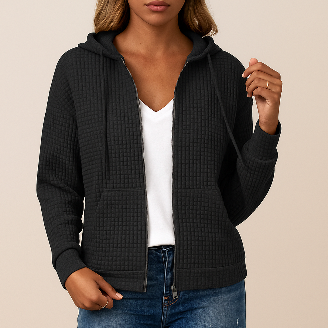 Stylowa Bluza Z Kapturem Dla Kobiet | Z Zamkiem