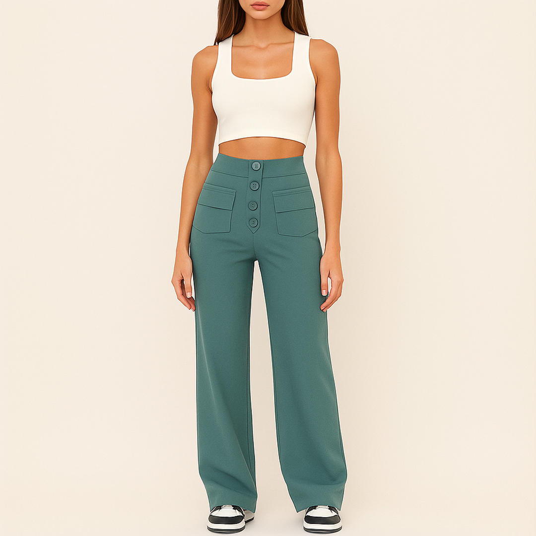 Damskie Spodnie Stretch | Wysoki Stan