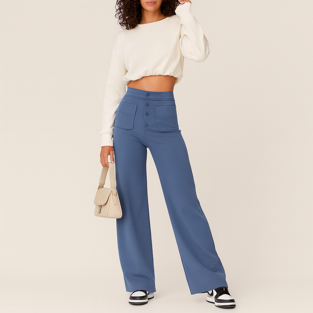 Damskie Spodnie Stretch | Wysoki Stan