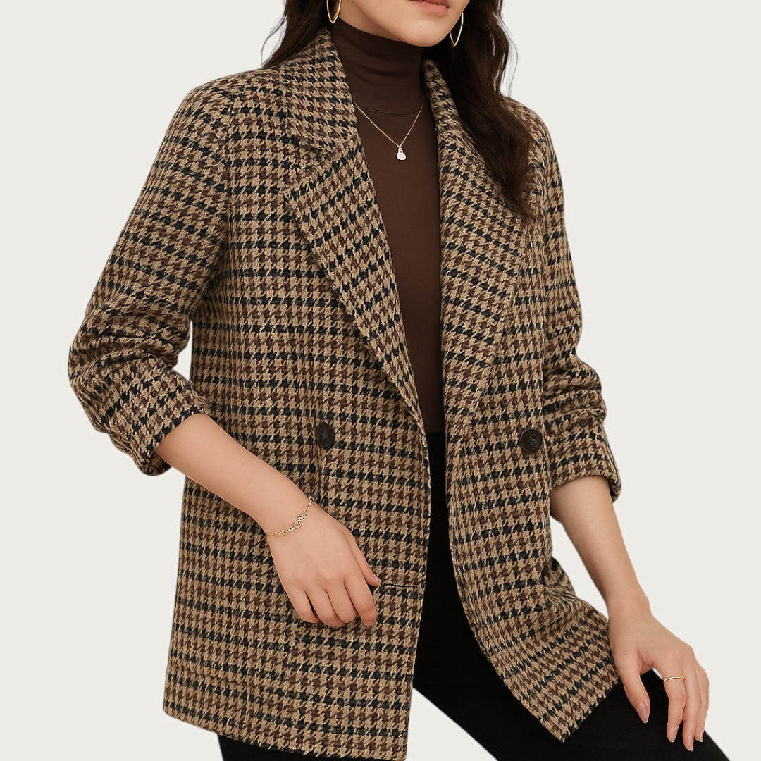 Damska Wełniana Kurtka | Długa