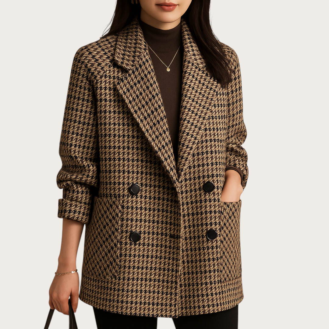 Damska Wełniana Kurtka | Długa