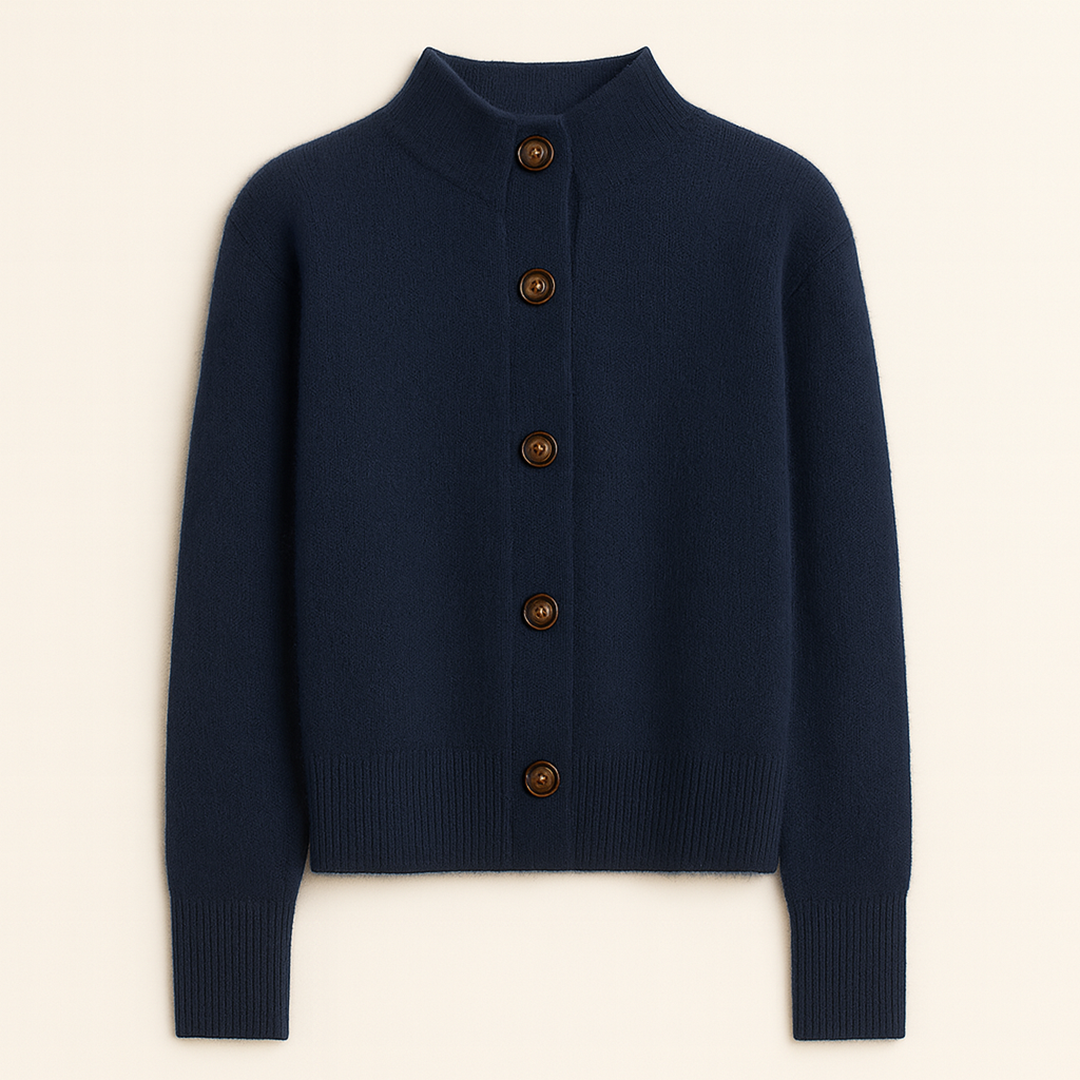 Damski Kardigan Na Guziki | Długi Rękaw