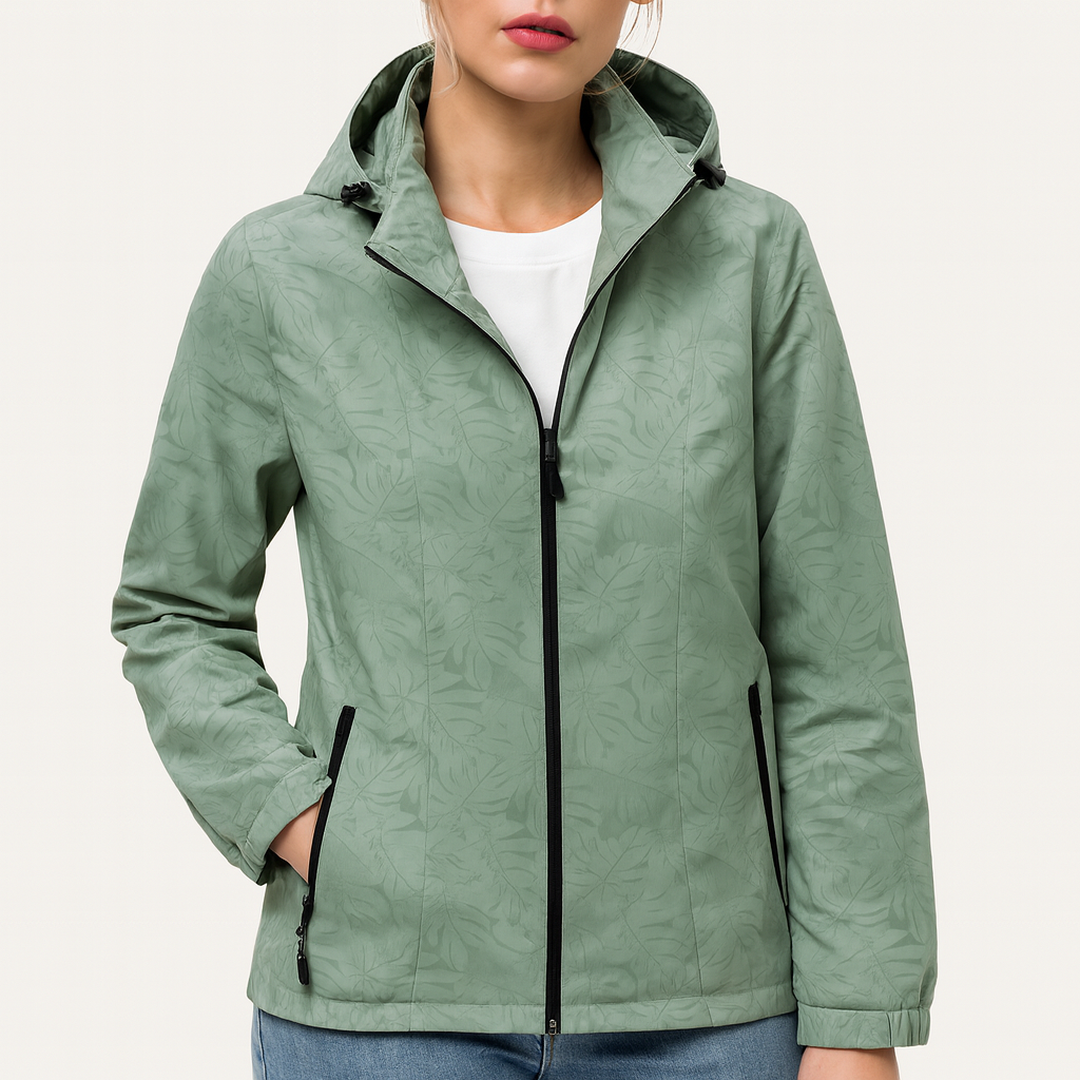 Damska Kurtka Z Kapturem I Zamkiem | Outdoor