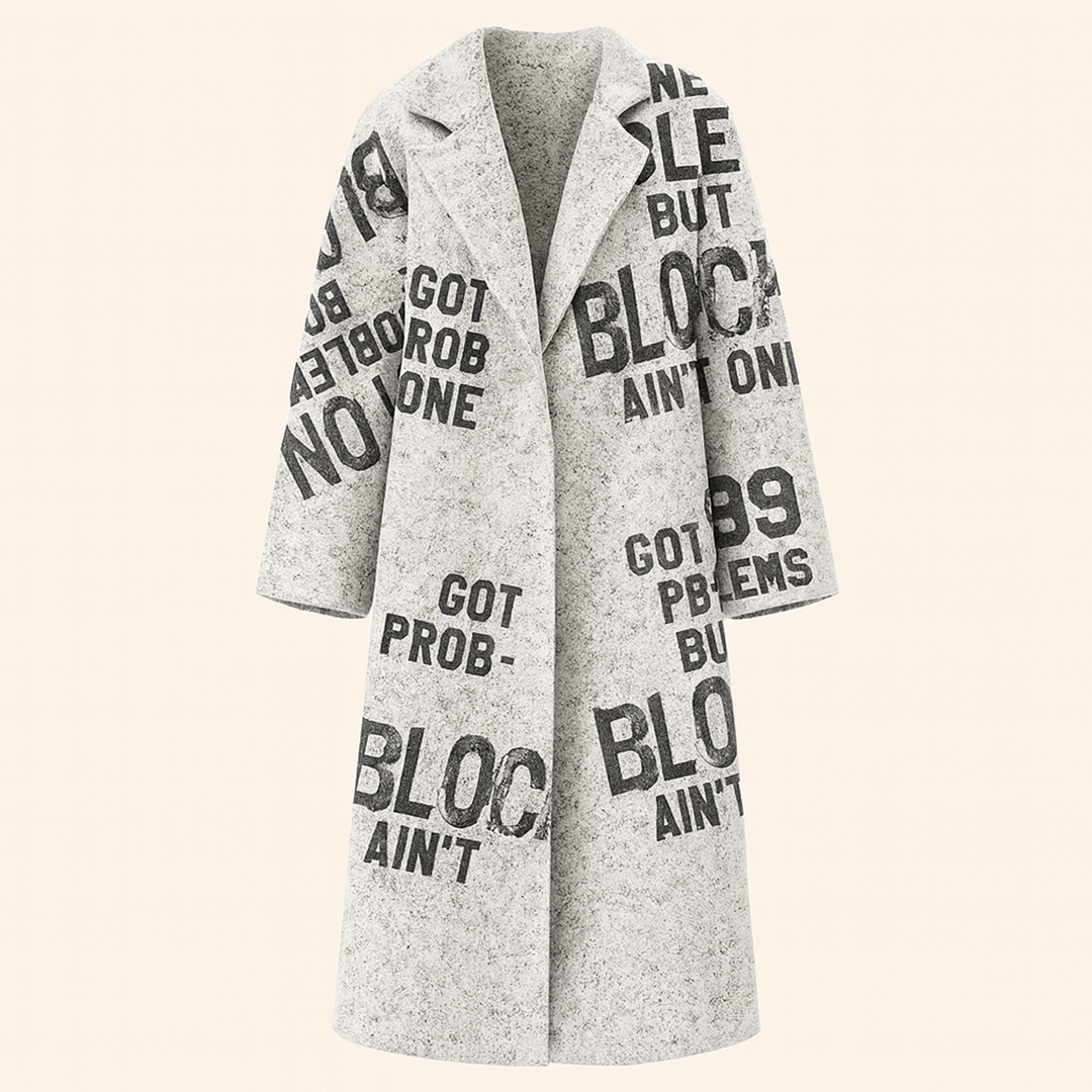 Damski Jesienny Długi Płaszcz Trencz | Codzienny