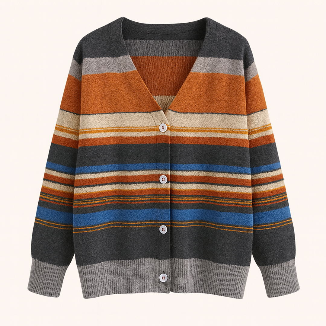 Damski Kardigan Na Guziki | Kwiatowy