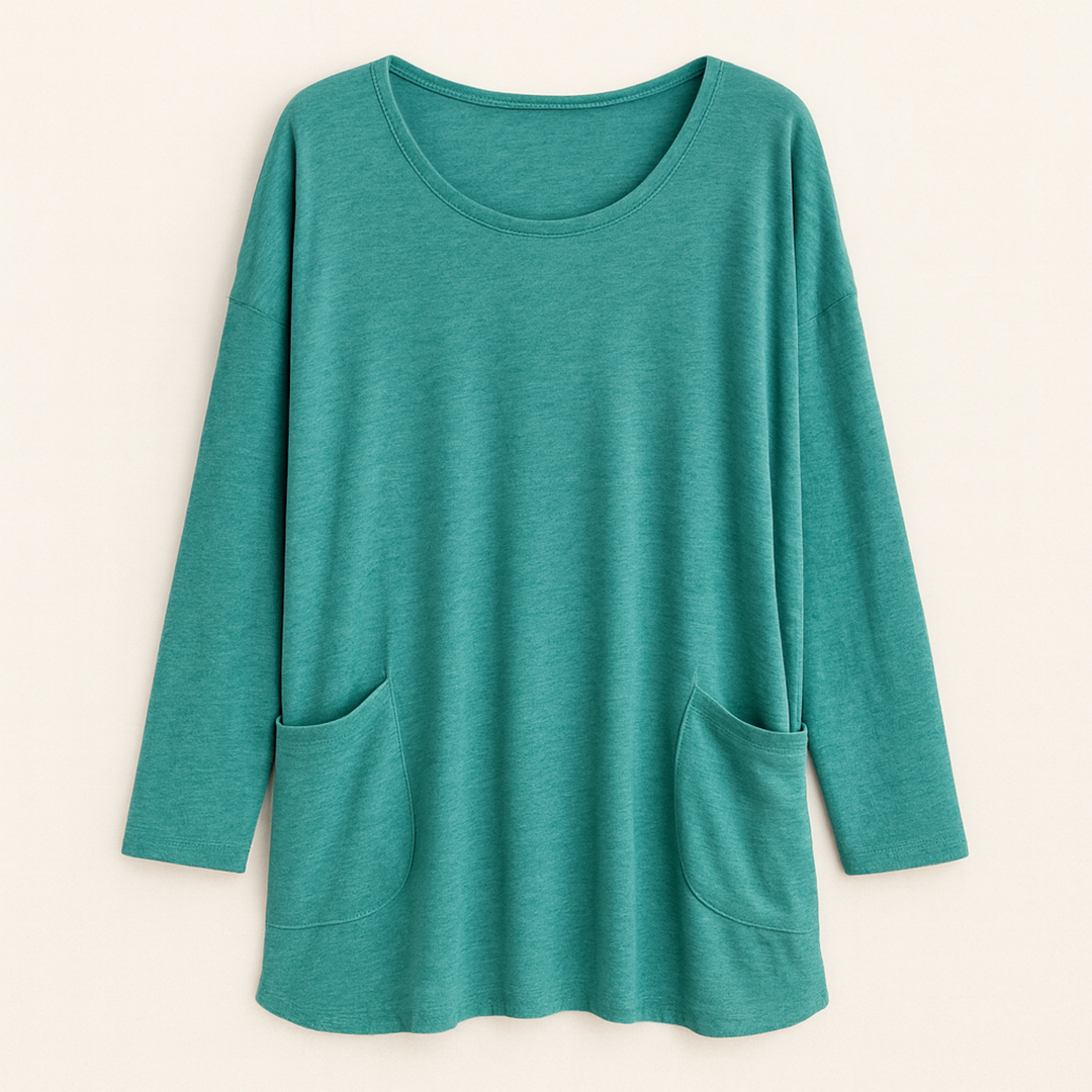 Codzienny Sweter Okrągły Dekolt Damski | Oversize