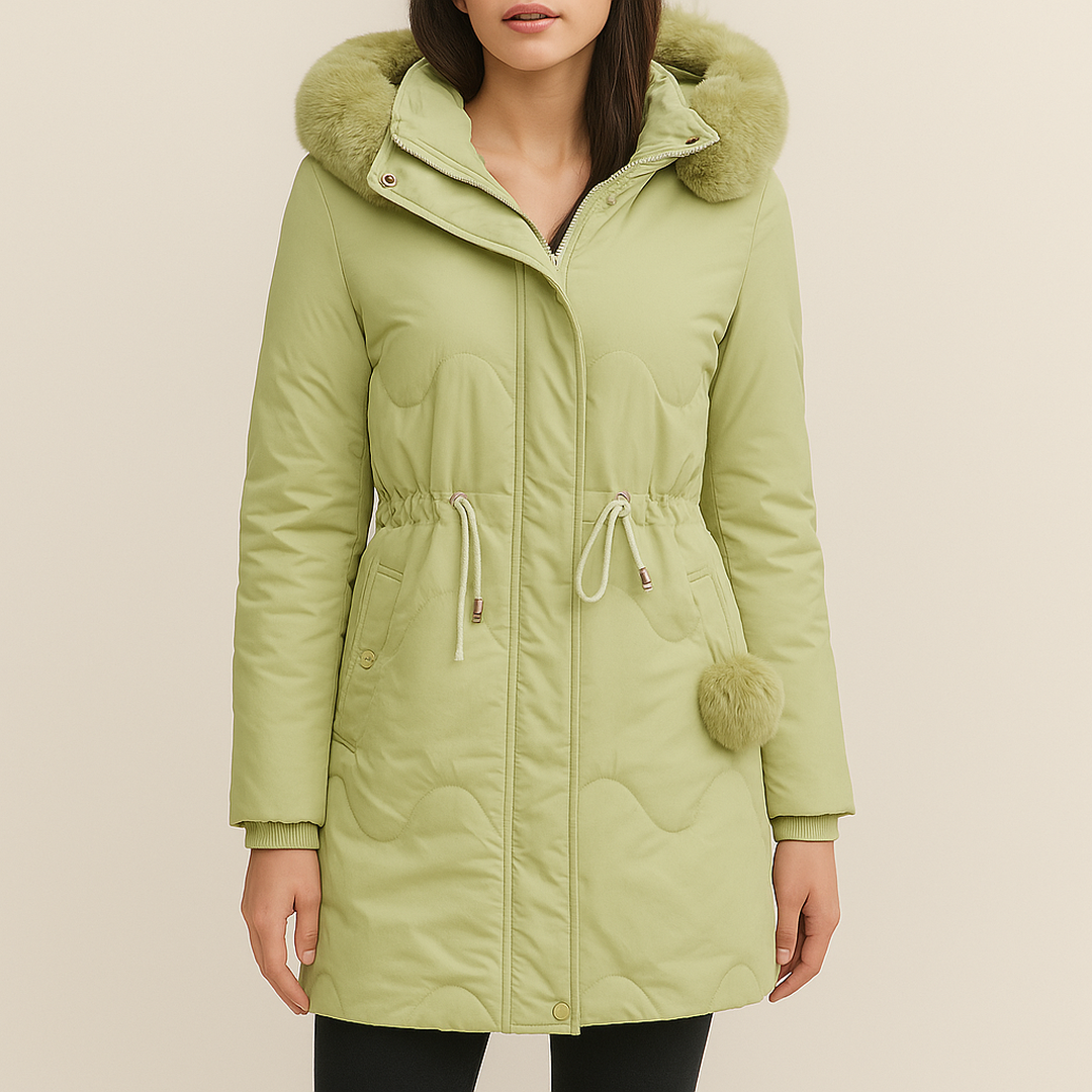 Damska Parka | Z Futrzanym Kapturem