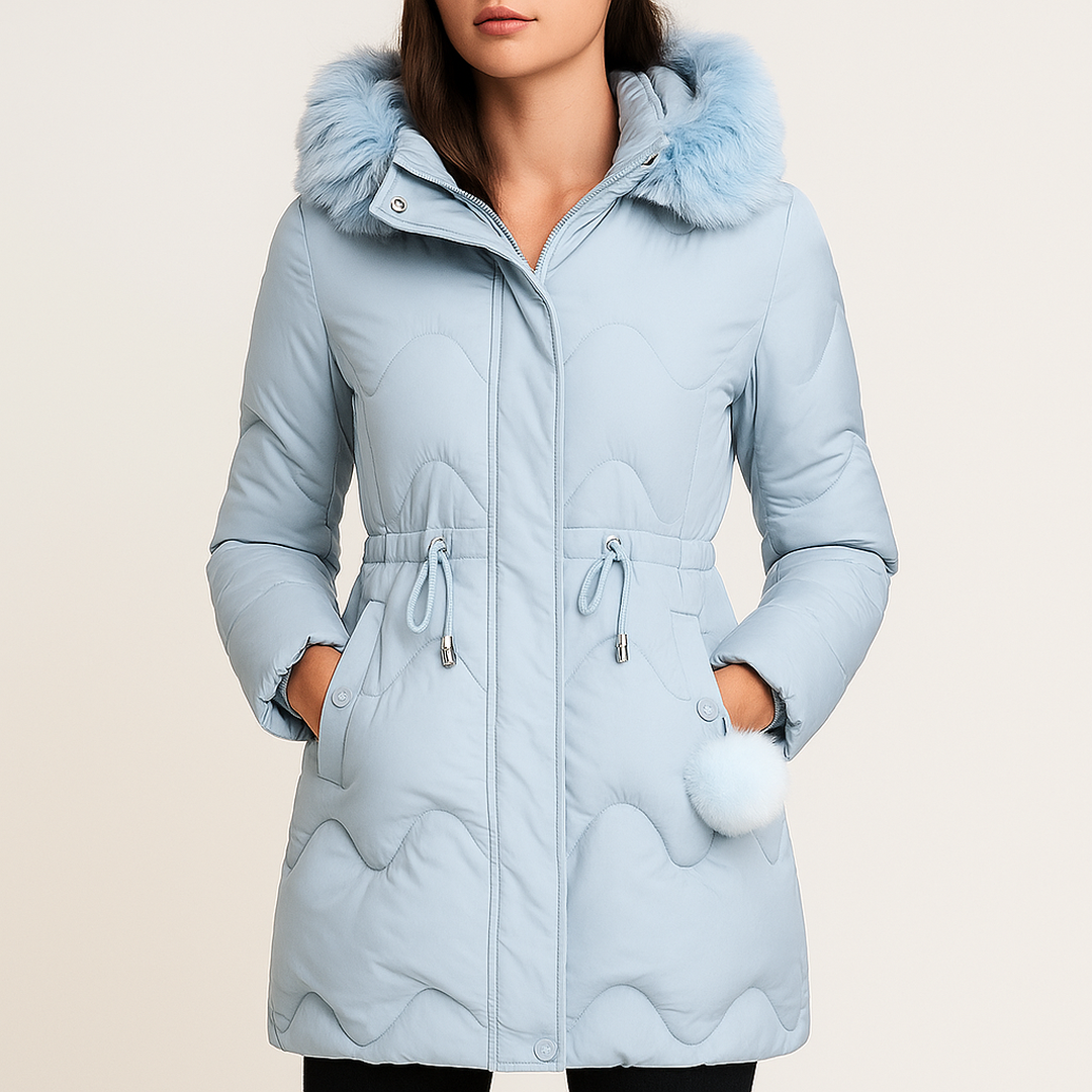 Damska Parka | Z Futrzanym Kapturem