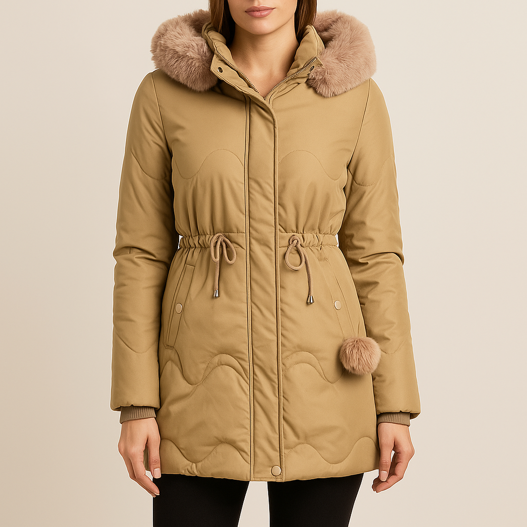 Damska Parka | Z Futrzanym Kapturem