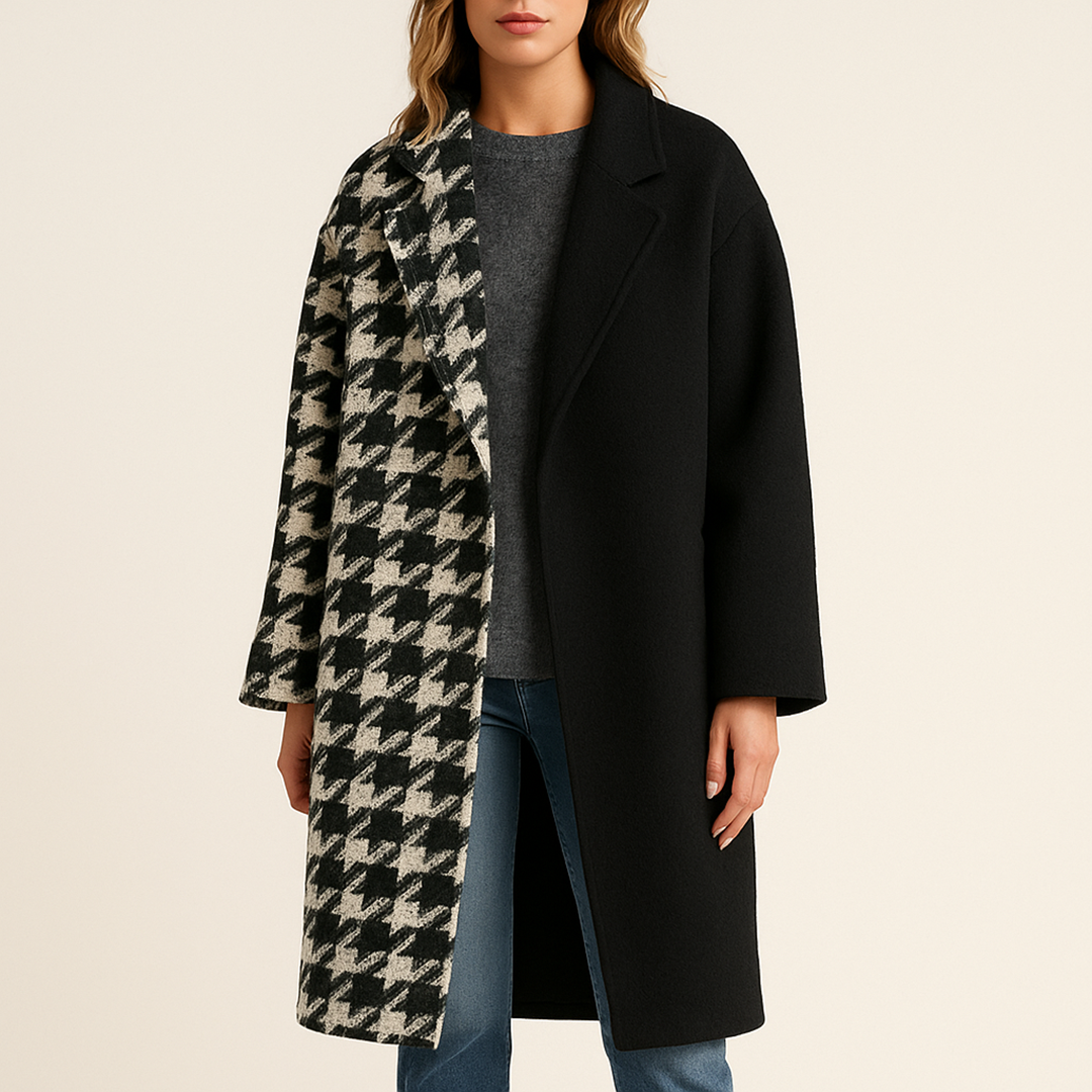 Damski Długi Casualowy Płaszcz | Jesień