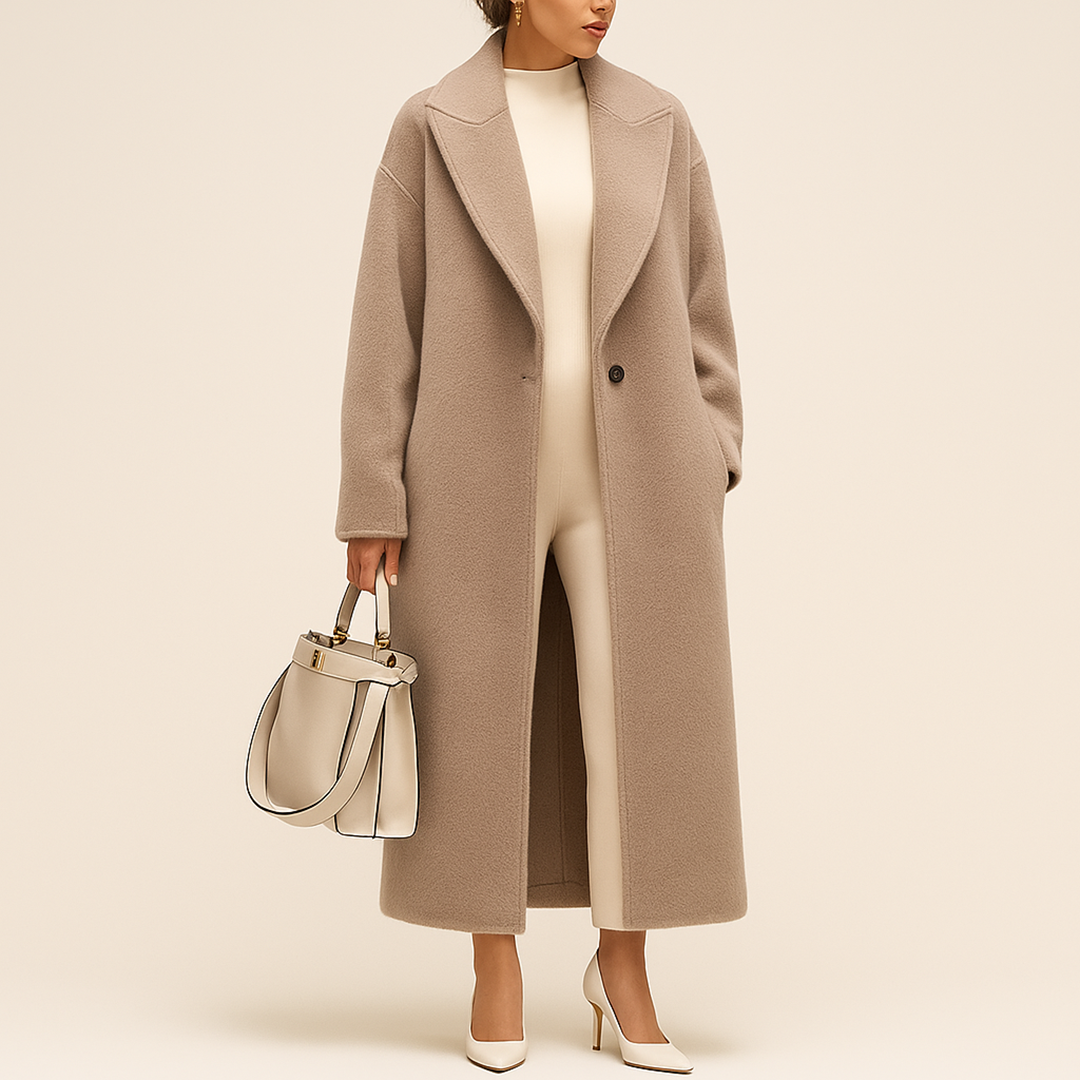 Damski Długi Casualowy Płaszcz | Oversize