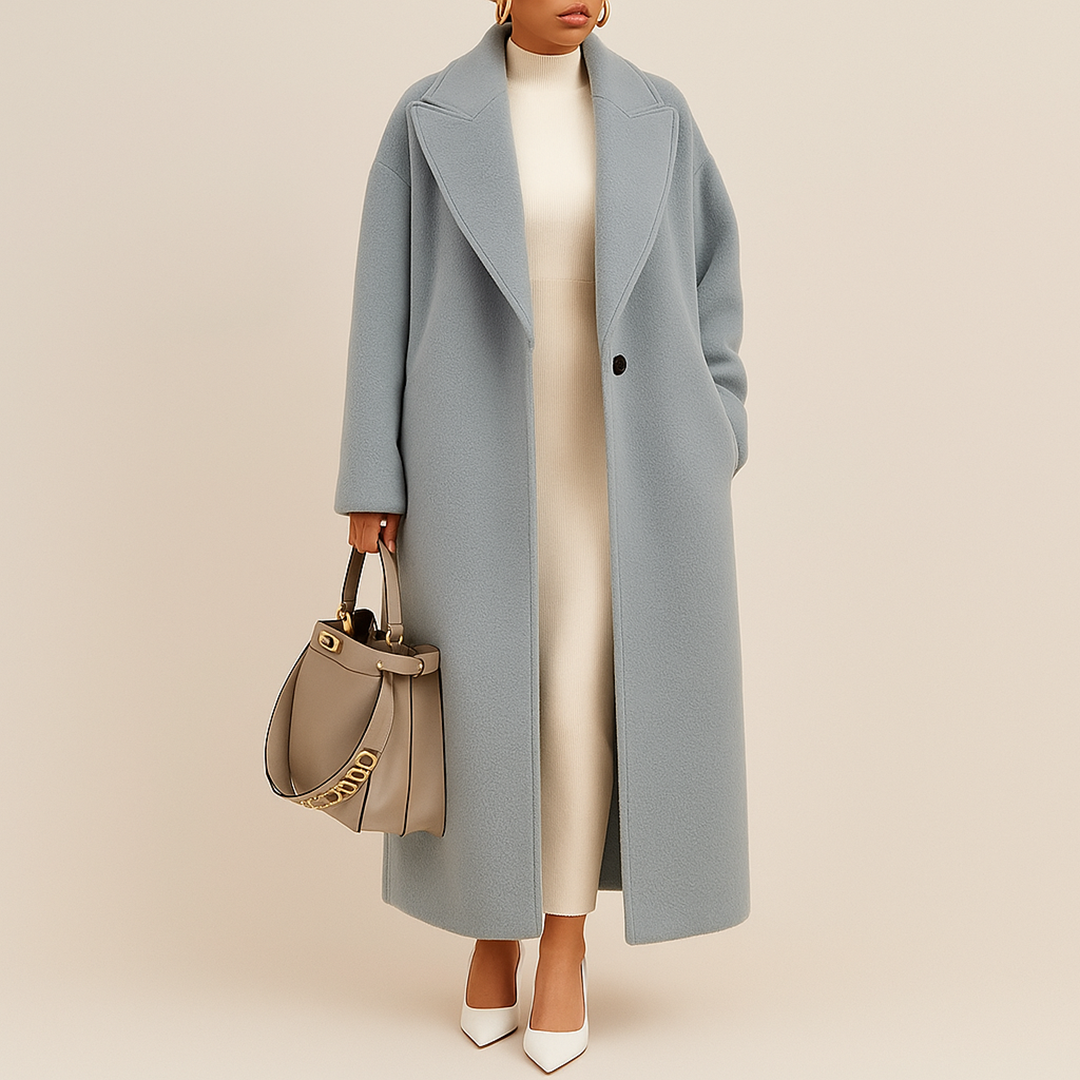 Damski Długi Casualowy Płaszcz | Oversize