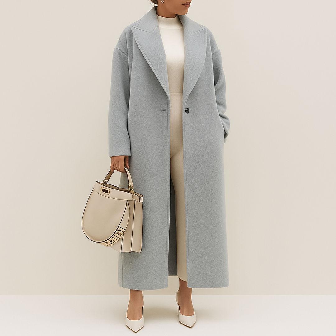 Damski Długi Casualowy Płaszcz | Oversize