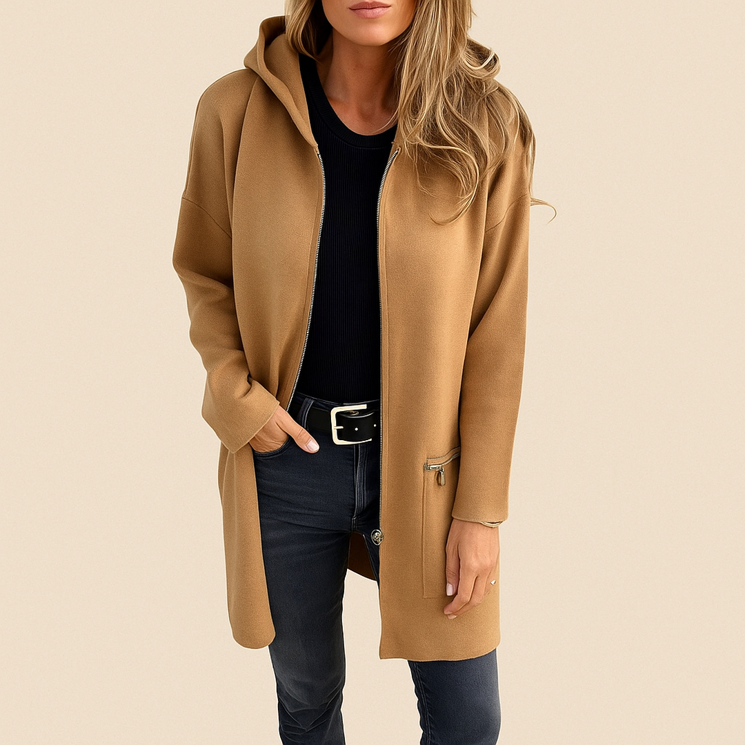 Damski Długi Kardigan | Jednolity