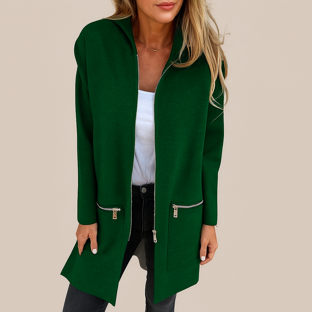 Damski Długi Kardigan | Jednolity