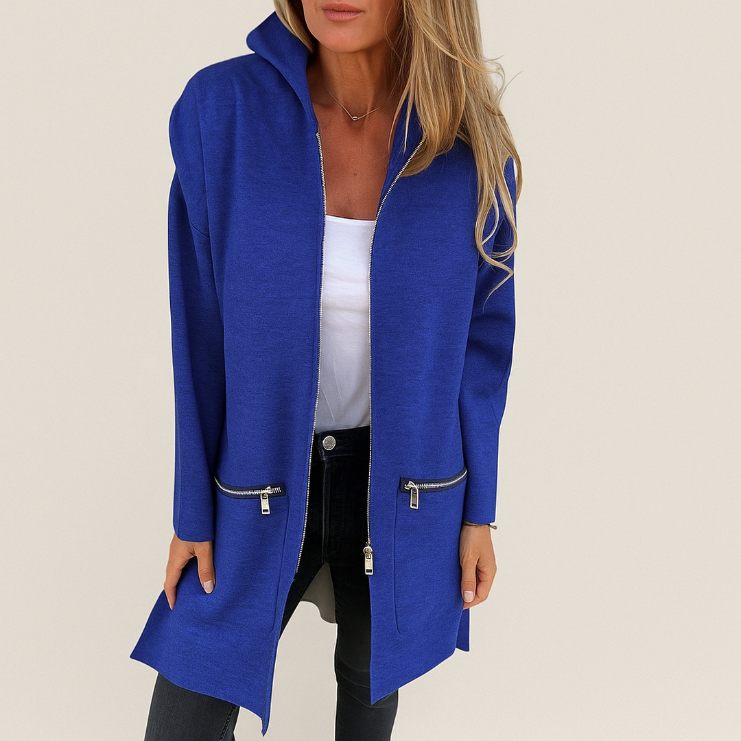 Damski Długi Kardigan | Jednolity