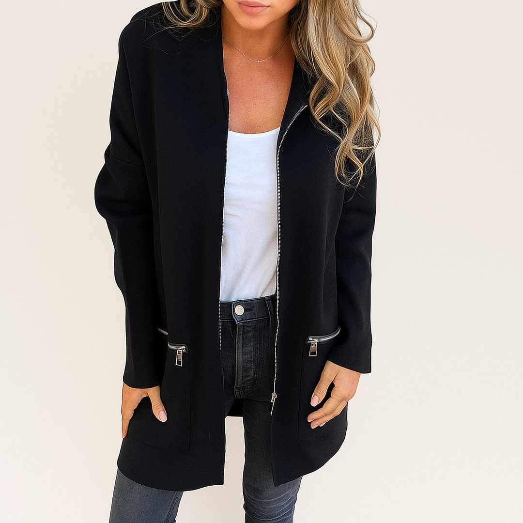 Damski Długi Kardigan | Jednolity