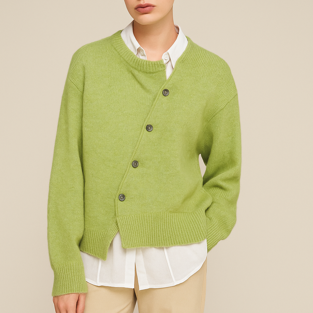 Damski Kardigan Z Guzikami | Zima