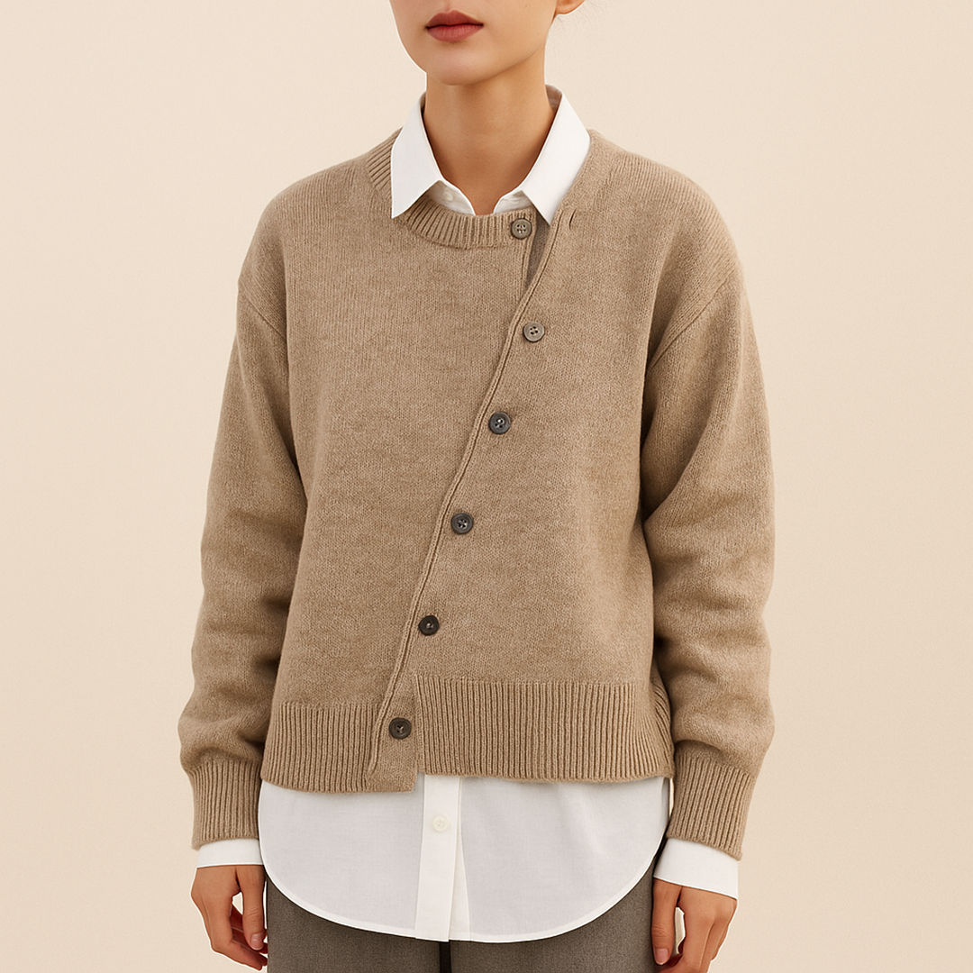 Damski Kardigan Z Guzikami | Zima