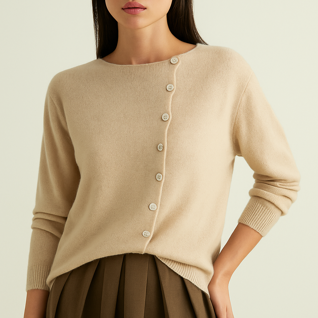 Damski Kardigan Z Guzikiem | Zima