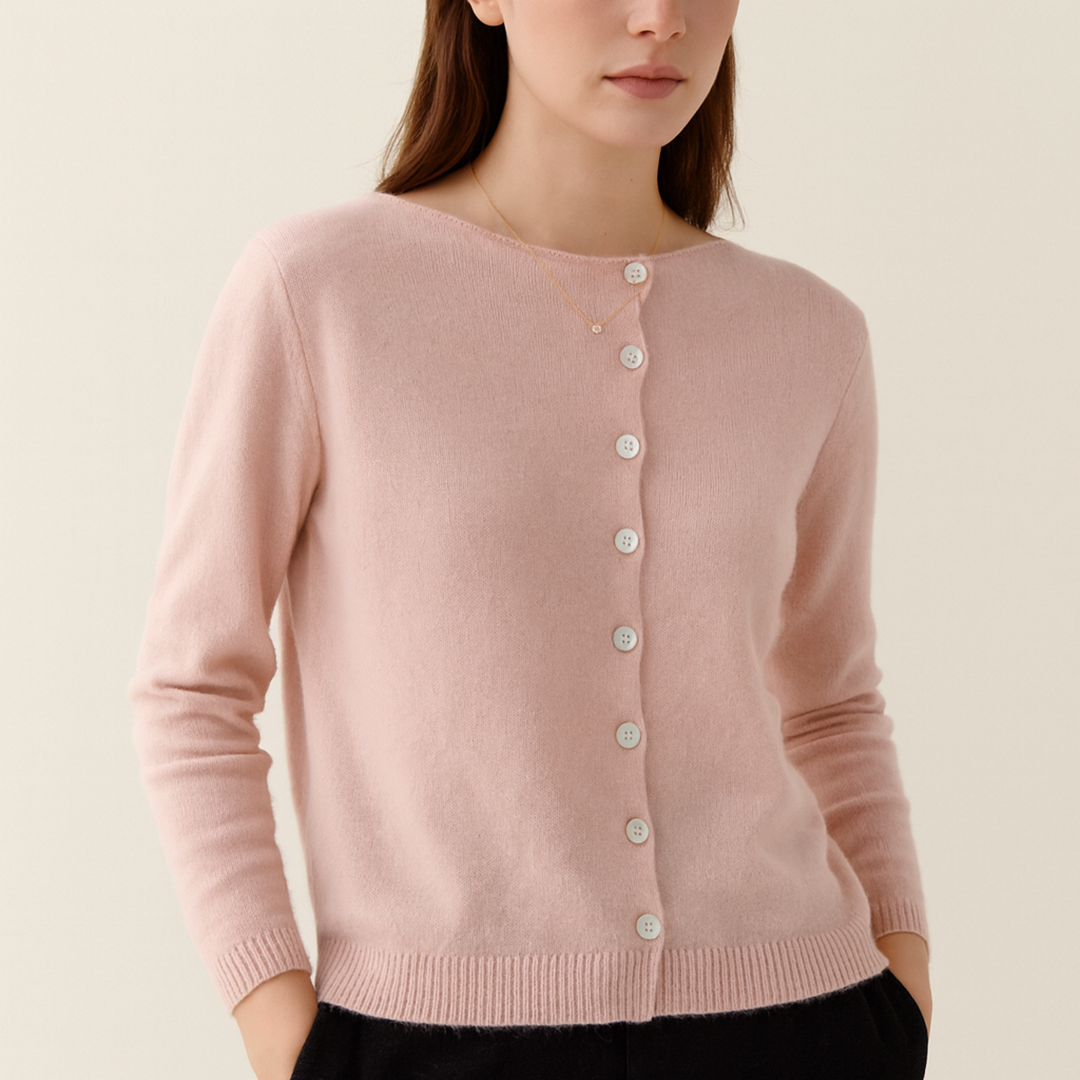 Damski Kardigan Z Guzikiem | Zima