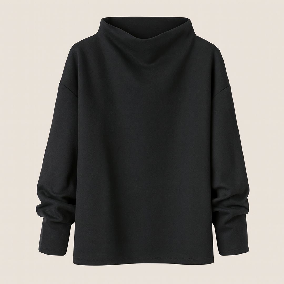 Damski Stylowy Golf | Czarny