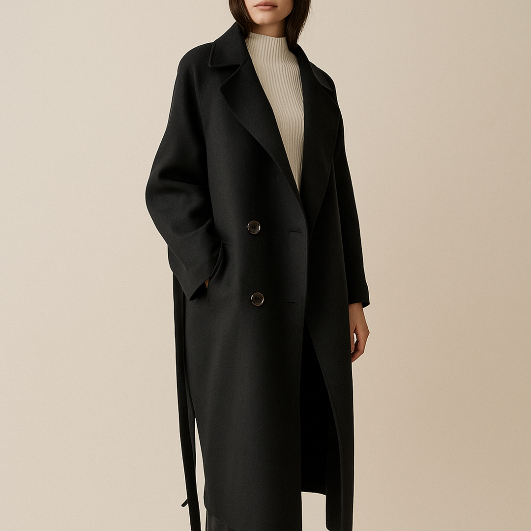 Długi Płaszcz Dla Kobiet | Z Paskiem