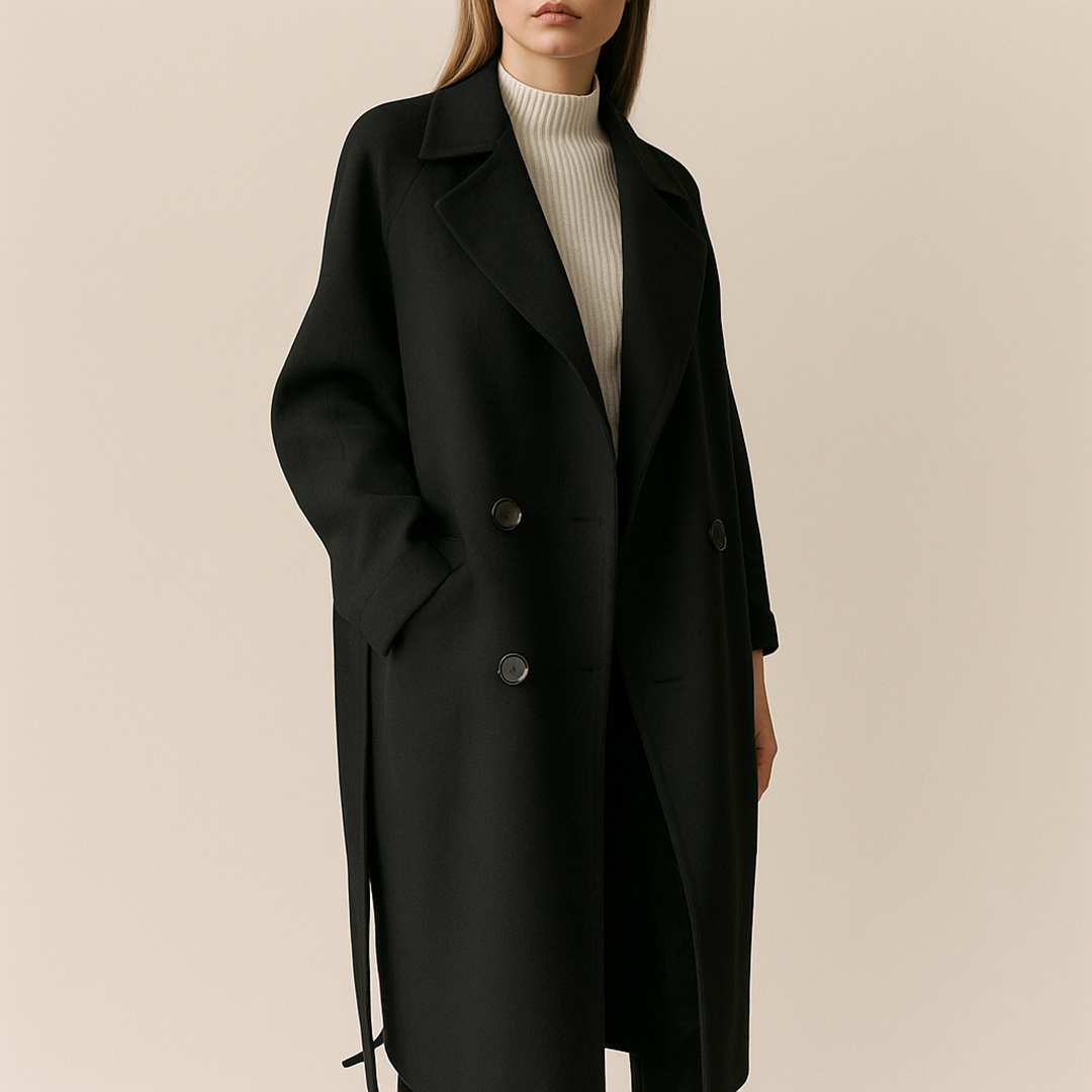 Długi Płaszcz Dla Kobiet | Z Paskiem