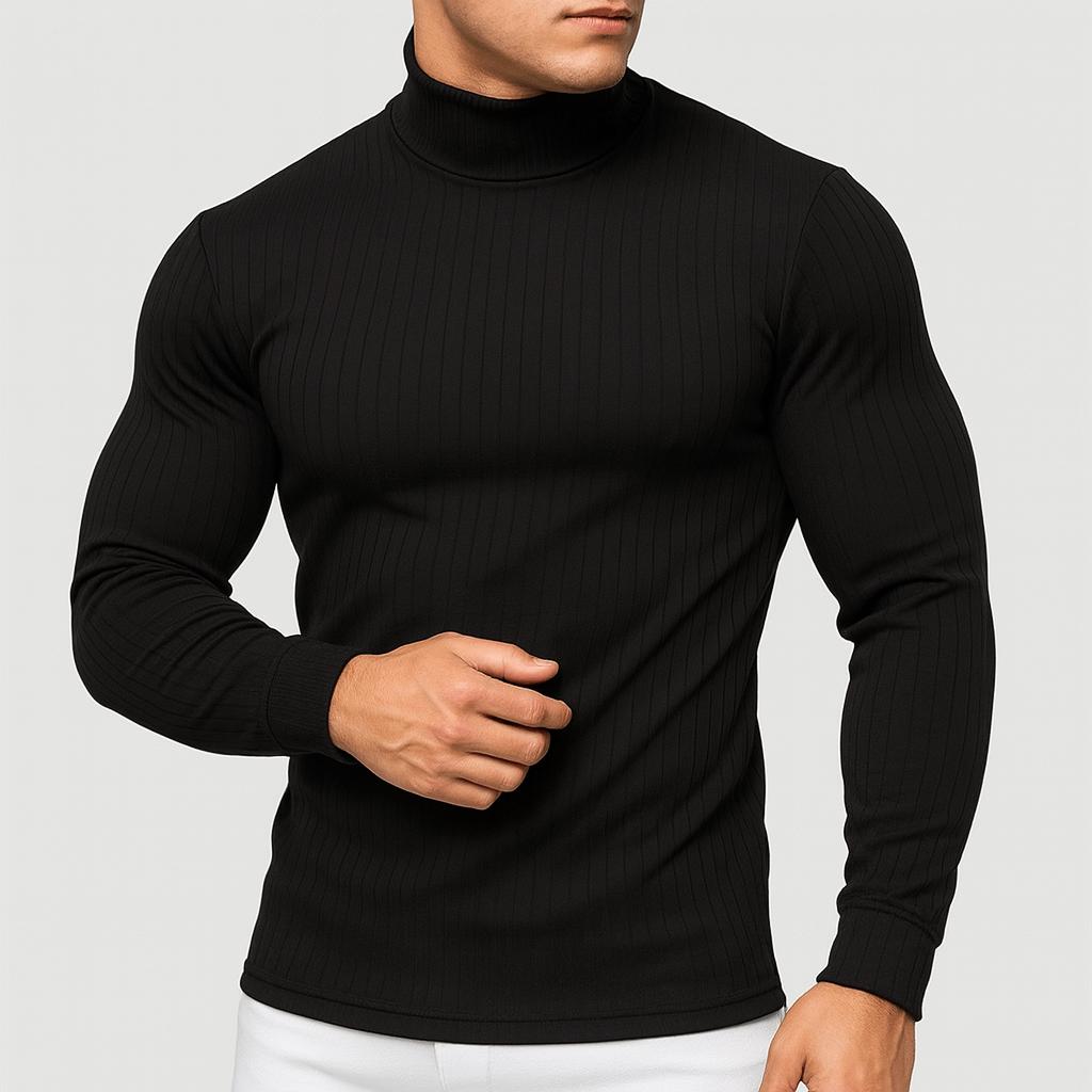 Dopasowana i przewiewna koszulka z golfem – niezbędny dla mężczyzn