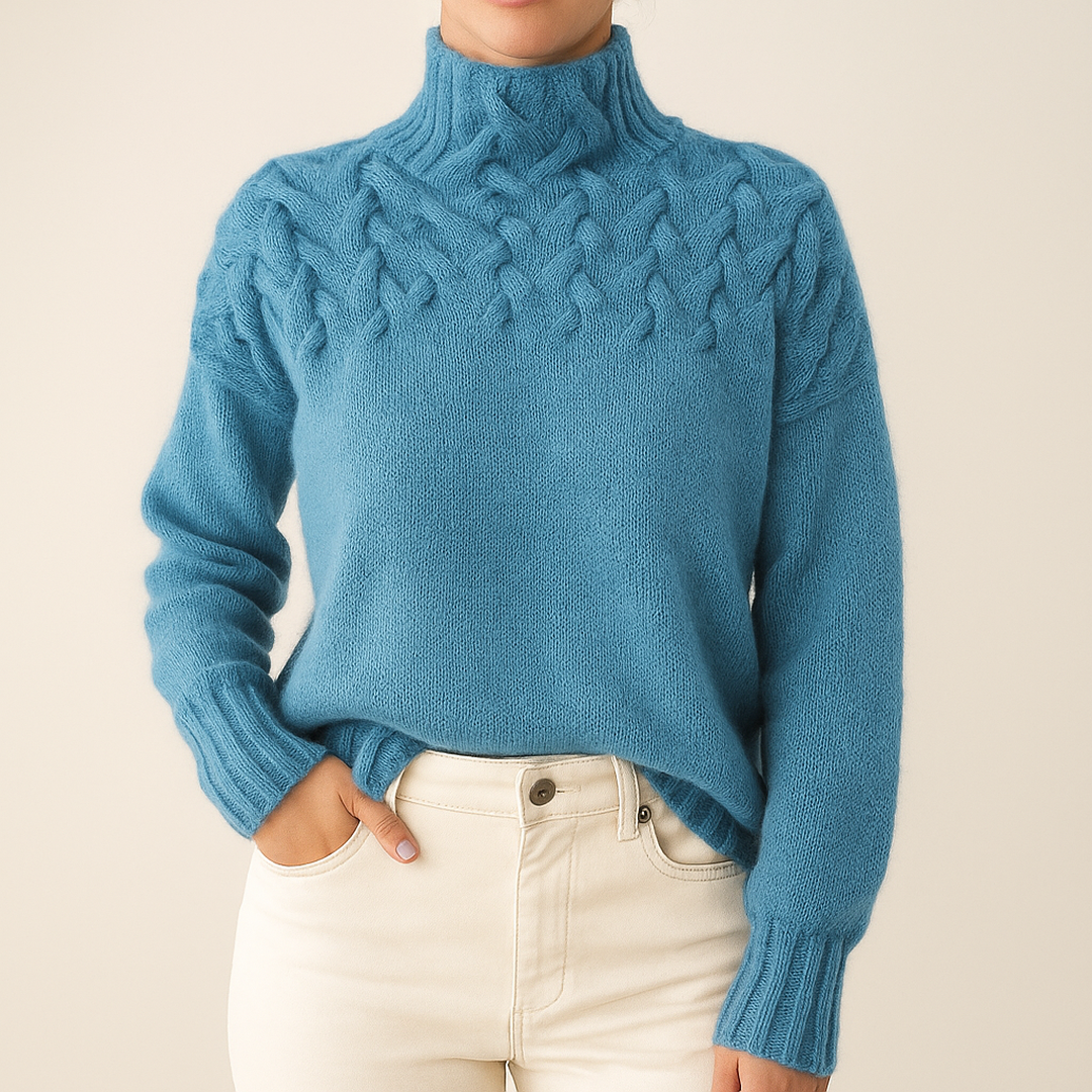 Dzianinowy Golf Dla Kobiet | Stylowy