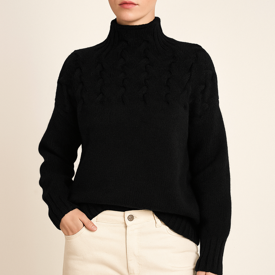 Dzianinowy Golf Dla Kobiet | Stylowy