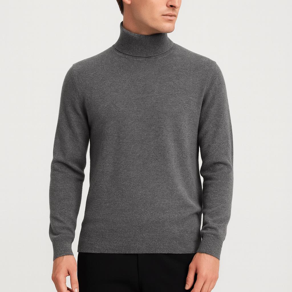 Wysokiej jakości golf z kaszmiru dla mężczyzn – ponadczasowy, elegancki design