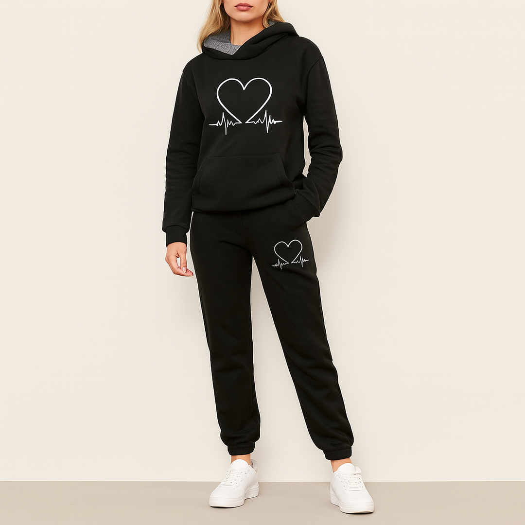 Stylowy Damski Komplet Do Joggingu | Długi Rękaw