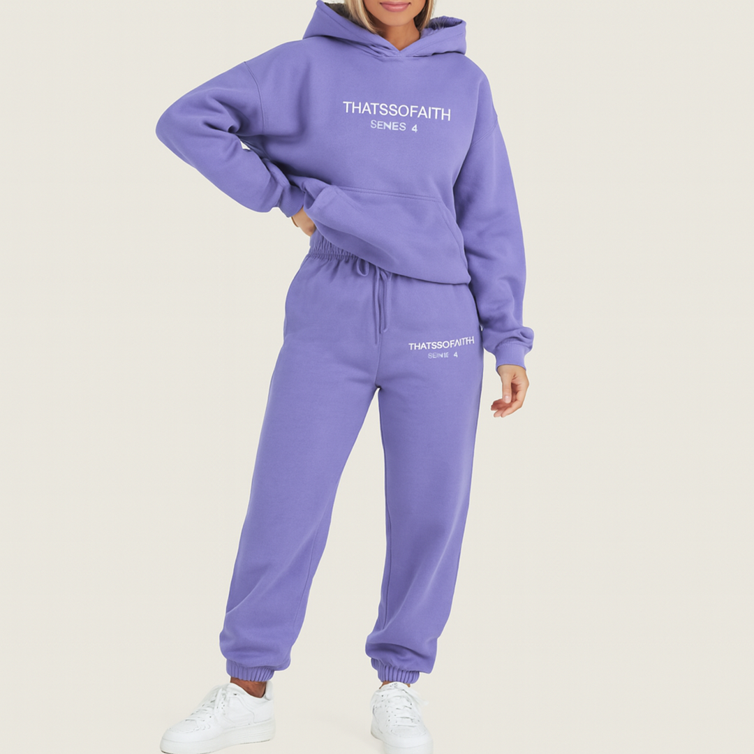 Dwuczęściowy Domowy Zestaw Dla Kobiet | Długi Rękaw