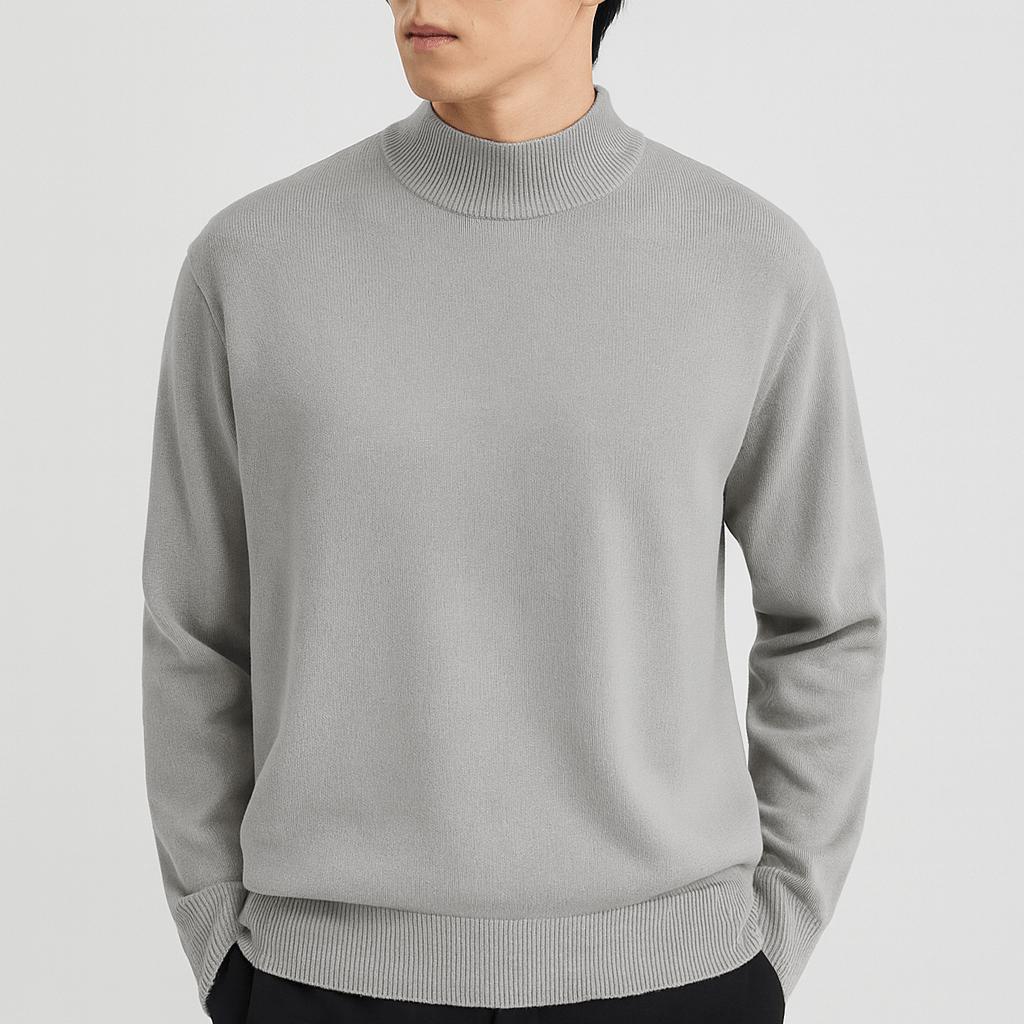 Klasyczny golf z wełny premium dla mężczyzn – wygoda i luksus