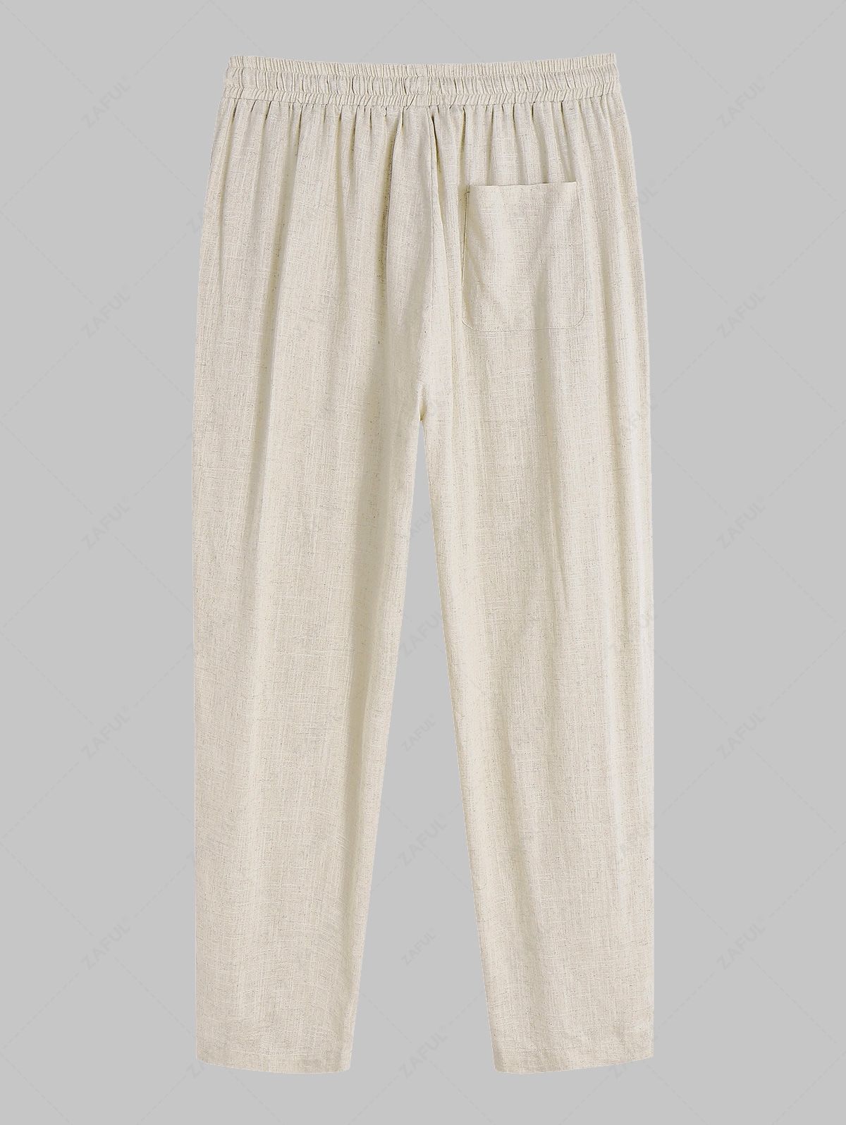 Komplet zestawy dzianinowej ażurowej koszuli i spodni ze ściągaczem