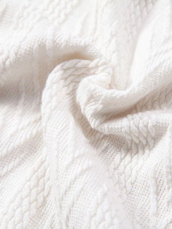 Koszula z krótkim rękawem i teksturą żakardową oraz proste spodnie zestawy