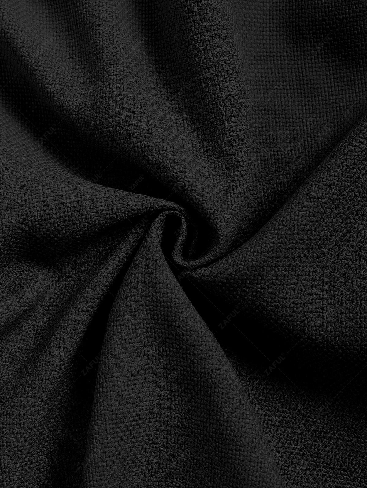 Koszula z krótkim rękawem zapinana na guziki i spodnie ze ściągaczem zestawy