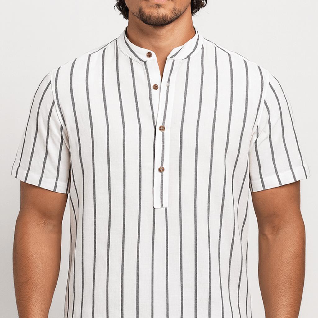 Koszulka polo marynarska z bawełny organicznej w ponadczasowym stylu marynarskim