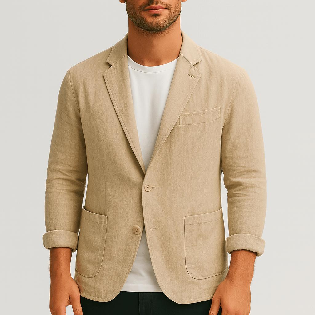 Lekka i przewiewna kurtka męska o wszechstronnym komforcie i ponadczasowym wyglądzie