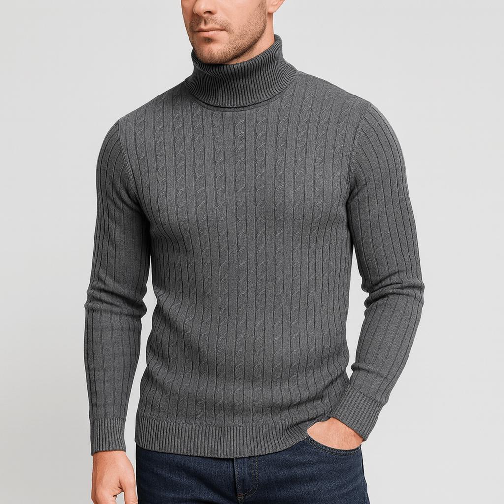 Lekki i wygodny golf z kaszmiru – miękka, luksusowa warstwa dla mężczyzn