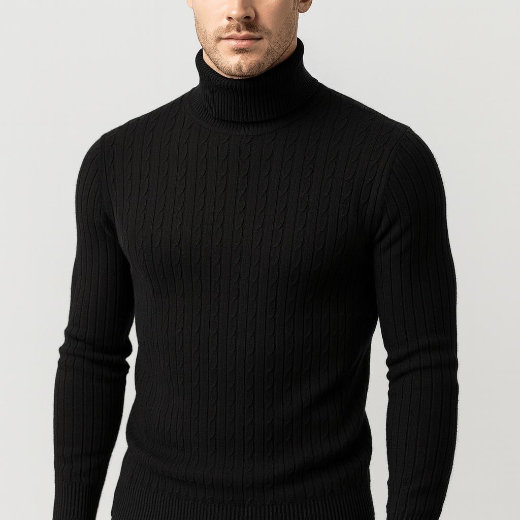 Lekki i wygodny golf z kaszmiru – miękka, luksusowa warstwa dla mężczyzn