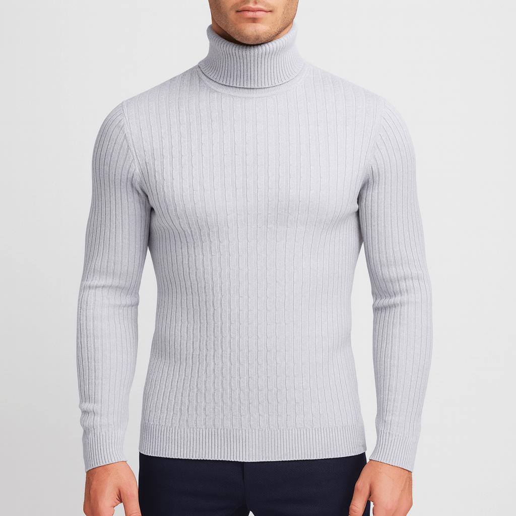 Lekki i wygodny golf z kaszmiru – miękka, luksusowa warstwa dla mężczyzn