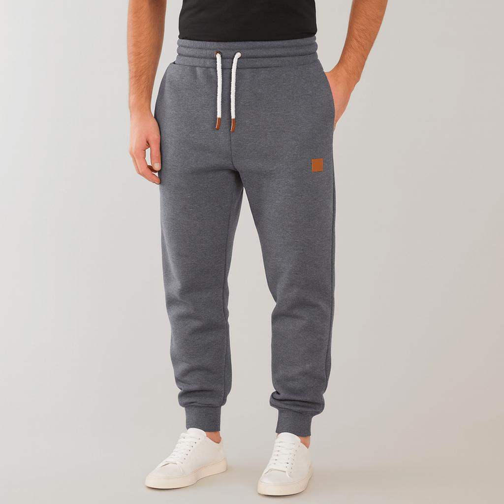 Lekkie bawełniane spodnie joggery dla mężczyzn - luźne, przewiewne, letnie